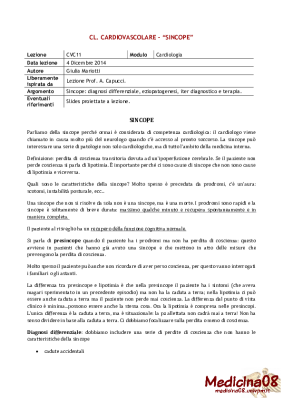 CVC11 - Sincope